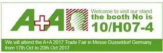 A+A 2017 Trade Fair in Messe Düsseldorf,Germany 17-20,Oct201